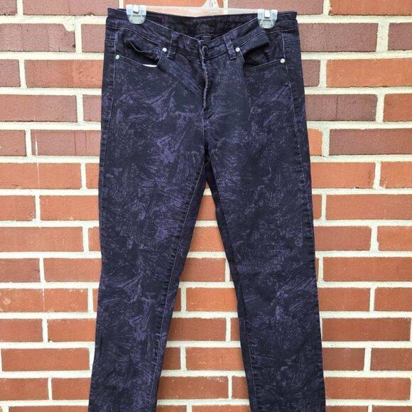 Calvin Klein Jeans Denim - Calvin Klein Ankle Skinny Jeans - Black & Purple - Size 30/10